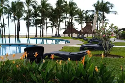 Piscina en o cerca de El descanso del guerrero