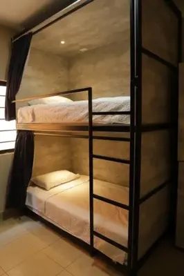 Cama o camas de una habitación en HOSTAL XAO