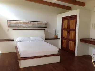 Cama o camas de una habitación en Casa Flor de Mar