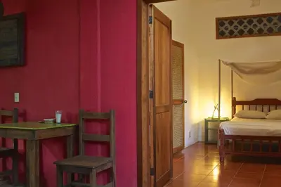 Cama o camas de una habitación en Posada Paloma