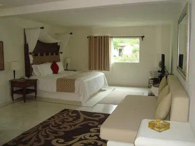 Cama o camas de una habitación en Hotel Spa Sitio Sagrado