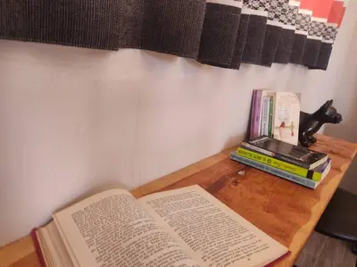 Biblioteca en el apartamento