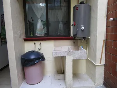Plano de Casa Palmera con Aire acondicionado Alberca Wifi cocina y TV