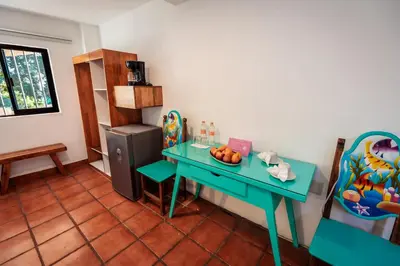 Zona de estar de Hotel Rosa Mexicano