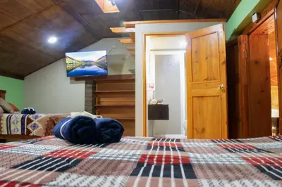 Cama o camas de una habitación en Habitación triple zona centro