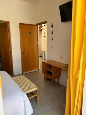 Cama o camas de una habitación en Santa Cecilia Hotel