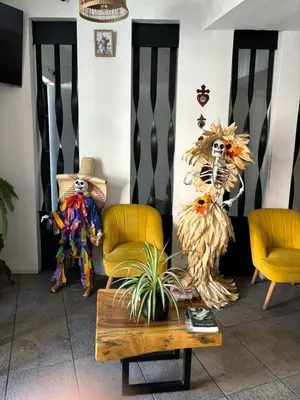 Zona de estar de Santa Cecilia Hotel