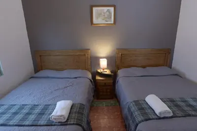 Cama o camas de una habitación en Posada Casa Mexicana Jamaica