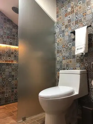 Un baño de Casa Crónica