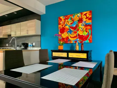 Una cocina o zona de cocina en CASA GUME - Departamentos con 2 habitaciones para 4 personas
