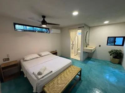 Cama o camas de una habitación en La punta surfhouse 2