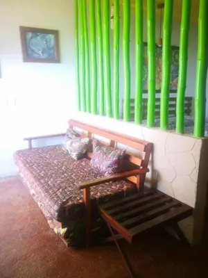 Zona de estar de Namasté Zipolite Suites