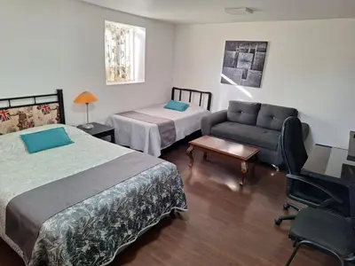 Cama o camas de una habitación en Casa Miranda Airport