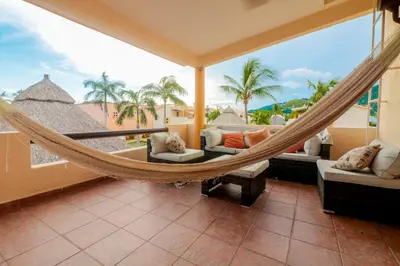 Zona de estar de Relaxing Village, Acapulco Diamante, Rooftop