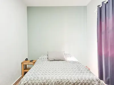 Cama o camas de una habitación en Hotel Galaxia
