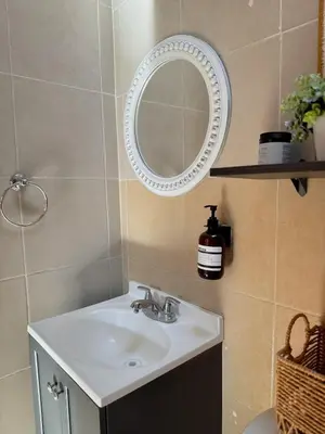 Un baño de Casa La Soledad, en el centro turístico de Oaxaca