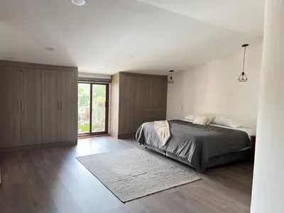 Cama o camas de una habitación en Loft Santiago Val’quirico