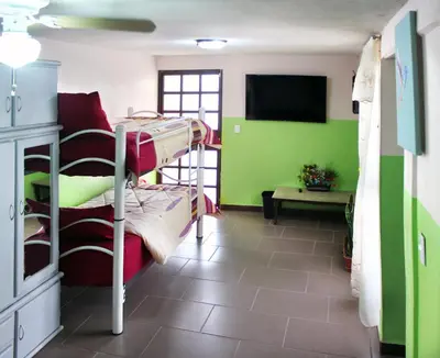 Cama o camas de una habitación en Céntrico loft Boho chic con terraza, Wifi, cocina