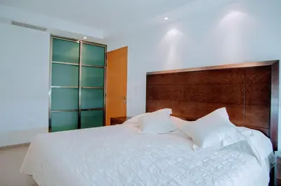 Cama o camas de una habitación en Terra Residencial