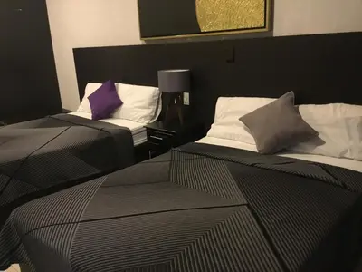 Cama o camas de una habitación en Hotel Tao