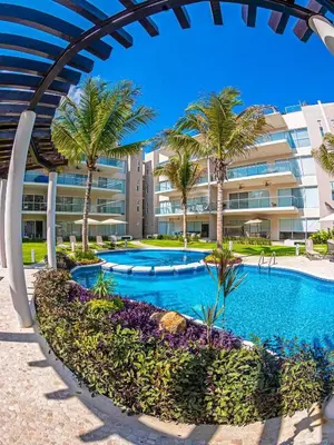 Piscina en o cerca de Depa de lujo en Acapulco diamante con club de playa a pie-Precio especial