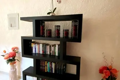 Biblioteca en el apartamento
