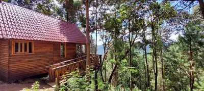 Paisaje cerca de este chalet de montaña