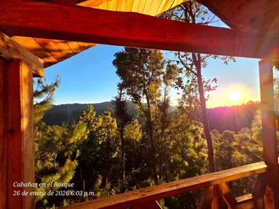 Paisaje cerca de este chalet de montaña