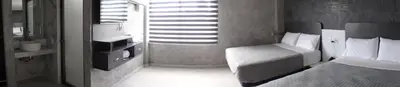 Cama o camas de una habitación en MOTEL & HOTEL ALJIBE