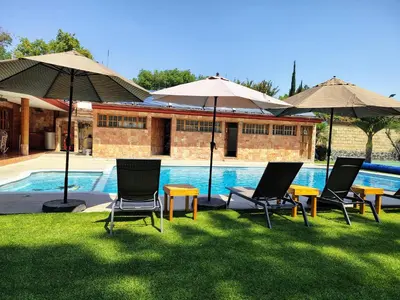 Piscina en o cerca de Casa de los Sauces en Atlixco, Puebla