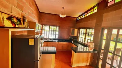 Una cocina o zona de cocina en Casa de los Sauces en Atlixco, Puebla