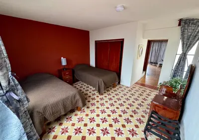 Cama o camas de una habitación en Casa del Zocalo