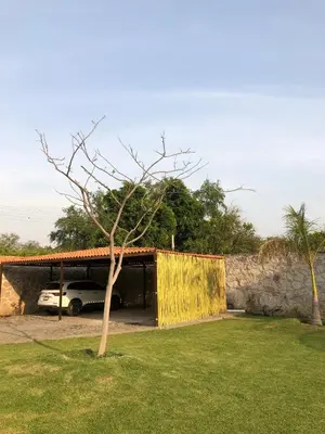 Jardín al aire libre en Casa Ticumán, villa campestre cerca de Las Estacas