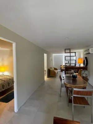 Cama o camas de una habitación en Playa & Piscina en Punta Gaviota
