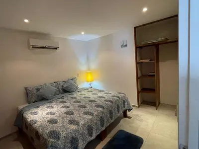 Cama o camas de una habitación en Playa & Piscina en Punta Gaviota