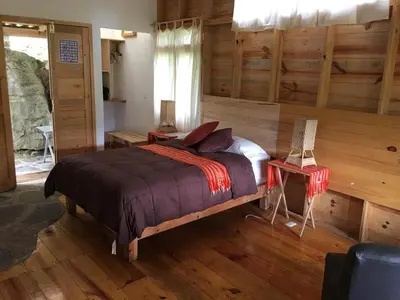 Cama o camas de una habitación en Reserva Azul