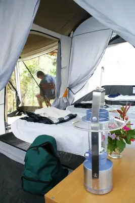 Cama o camas de una habitación en Reserva Azul