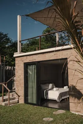 Jardín al aire libre en Bora Boutique - Adults Only