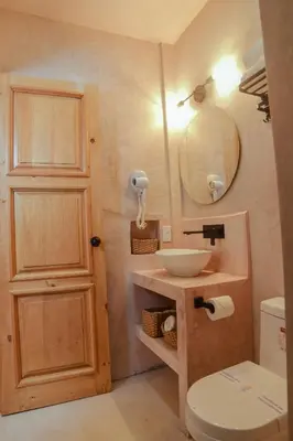 Un baño de Hotel Mansión Chiapa