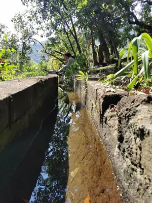 Paisaje cerca de este albergue