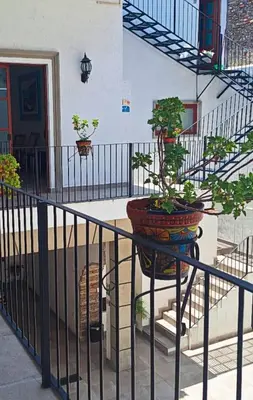 Un balcón o terraza de Hotel del Capitán de Puebla