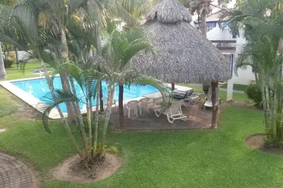 Piscina en o cerca de Casa en la zona de Acapulco diamante