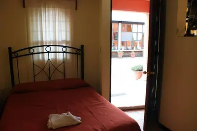 Cama o camas de una habitación en Villas Tonantzintla