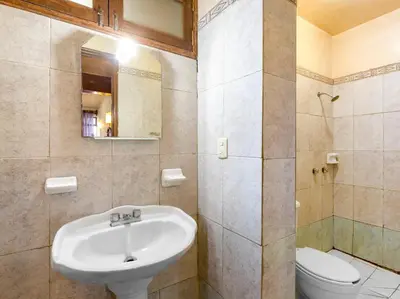 Un baño de Hotel Esperanza, Oaxaca Centro