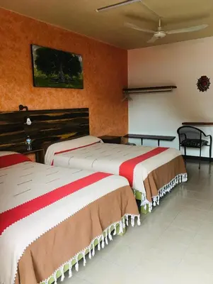 Cama o camas de una habitación en El Rincón de Doña Bety