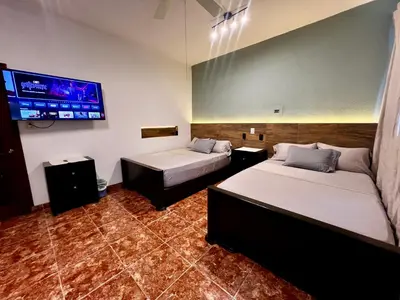 Cama o camas de una habitación en Casa Solar Boutique Eco-Hotel Exclusiva y elegante