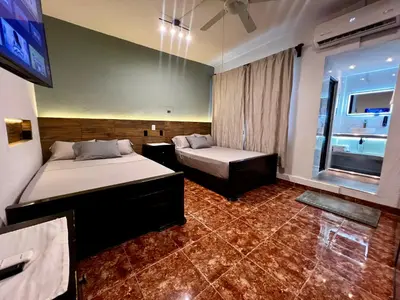 Cama o camas de una habitación en Casa Solar Boutique Eco-Hotel Exclusiva y elegante