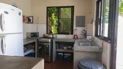 Una cocina o zona de cocina en Casa Bonita