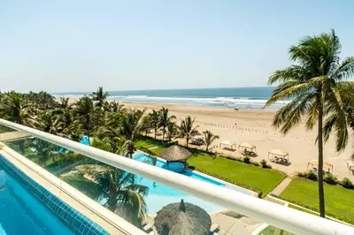 Piscina en o cerca de Maravilloso departamento frente al mar, Acapulco