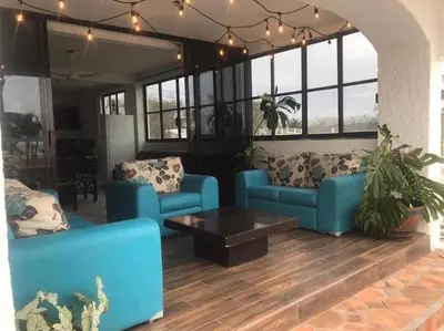 Zona de estar de COCO HOUSE CHACHALACAS